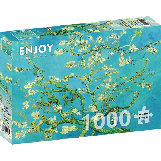 Genießen Sie das Mandelblüten-Puzzle mit 1000 Teilen