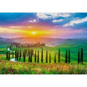 Puzzle Enjoy Toskanischer Sonnenaufgang 1000 Teile