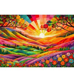 Puzzle Enjoy Morgendämmerung In Utopia 1000 Teile