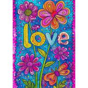 Puzzle Enjoy Blumenliebe 1000 Teile