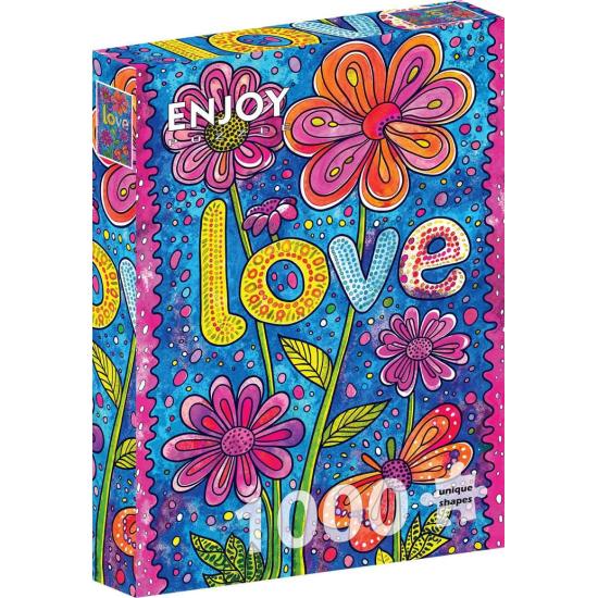Puzzle Enjoy Blumenliebe 1000 Teile