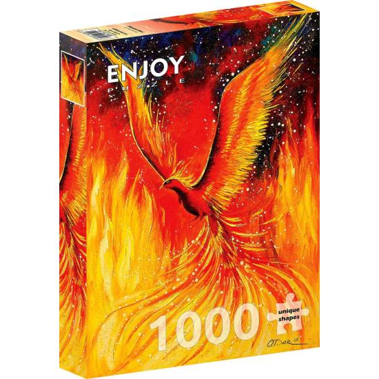 Genießen Sie das Phoenix-Vogel-Puzzle mit 1000 Teilen