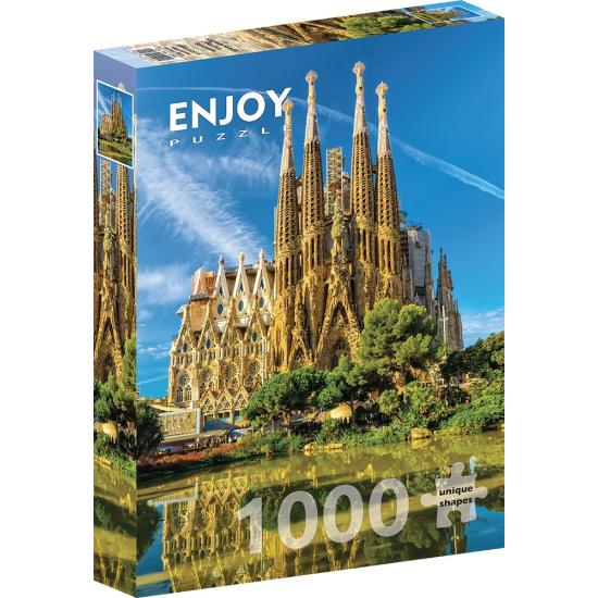 Puzzle Enjoy Basilika der Sagrada Familia, Barcelona 1000 Teile