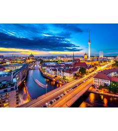 Genießen Sie das Puzzle „Berlin bei Nacht“ mit 1000 Teilen