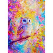 Puzzle Enjoy Pastellfarbene Eule 1000 Teile
