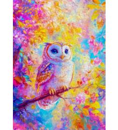 Puzzle Enjoy Pastellfarbene Eule 1000 Teile