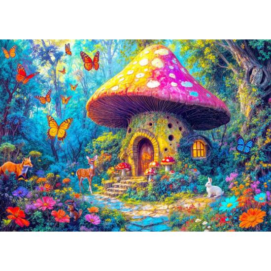 Puzzle Enjoy Pilzhütte 1000 Teile