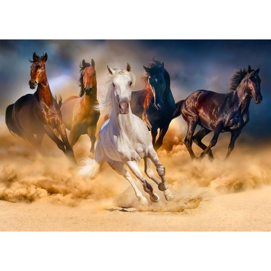 Puzzle „Enjoy Horses Running in the Desert“ 1000 Teile Puzzle „Enjoy Horses Running in the Desert“ 1000 Teile