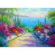 Puzzle Enjoy Sunny Road to the Sea 1000 Teile