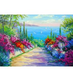 Puzzle Enjoy Sunny Road to the Sea 1000 Teile