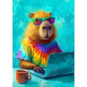 Puzzle Enjoy Cooles Wasserschwein 1000 Teile