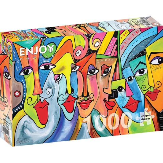Puzzle „Enjoy Faces of Life“ 1000 Teile