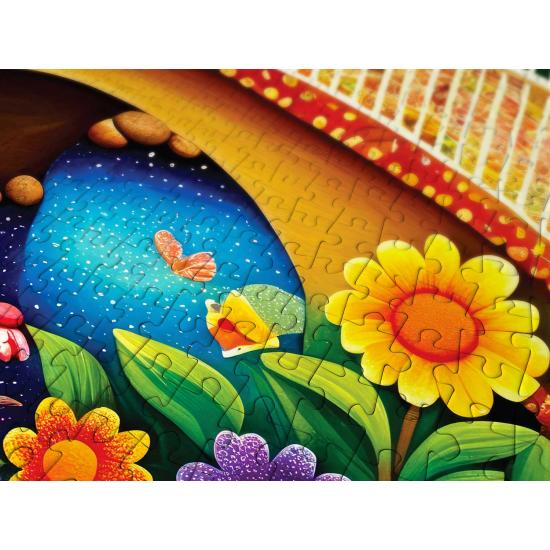 Puzzle Enjoy Haus Der Farben 1000 Teile