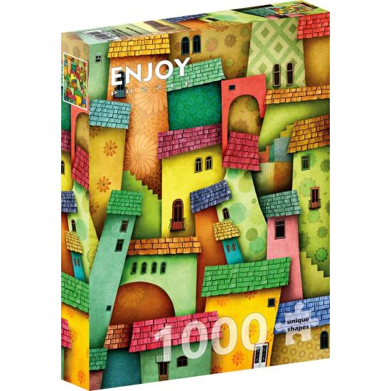 Puzzle „Happy Houses“ mit 1000 Teilen