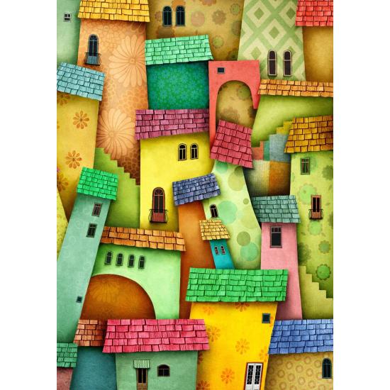 Puzzle „Happy Houses“ mit 1000 Teilen