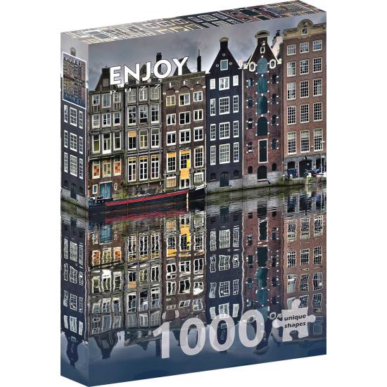 Puzzle „Genieße Häuser in Amsterdam“ 1000 Teile
