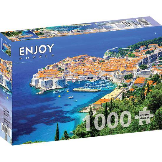Puzzle Genießen Sie die Altstadt von Dubrovnik, Kroatien, 1000 T