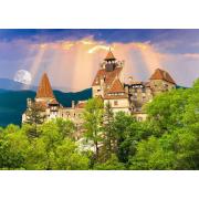 Puzzle Genießen Sie Draculas Schloss in Bran, Rumänien mit 1000