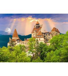 Puzzle Genießen Sie Draculas Schloss in Bran, Rumänien mit 1000