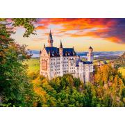 Genießen Sie das Puzzle „Schloss Neuschwanstein im Herbst“ mit 1