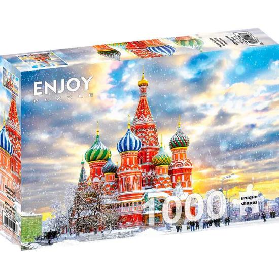 Puzzle Enjoy Basilius-Kathedrale, Moskau 1000 Teile