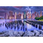 Puzzle Genießen Sie den bewölkten Himmel über Manhattan, New Yor