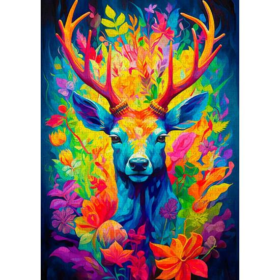 Puzzle Enjoy Gekrönter Hirsch 1000 Teile