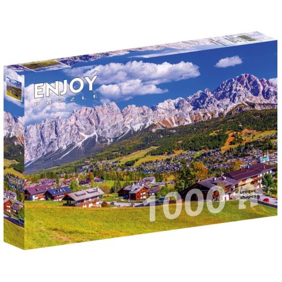 Puzzle Enjoy Cortina D'Ampezzo, Italien 1000 Teile