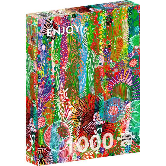 Puzzle Enjoy Blumenvorhang 1000 Teile