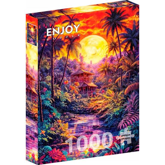 Puzzle Enjoy Dschungeldämmerung 1000 Teile