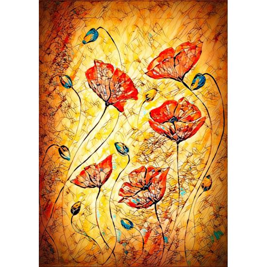 Puzzle „Enjoy Red Poppies“ mit 1000 Teilen