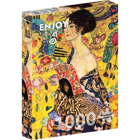 Puzzle „Enjoy Lady mit Fächer“ mit 1000 Teilen