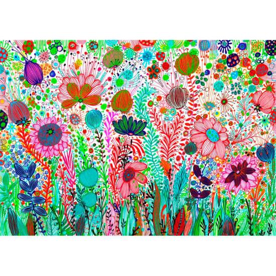 Puzzle Enjoy Blühende Wildnis 1000 Teile