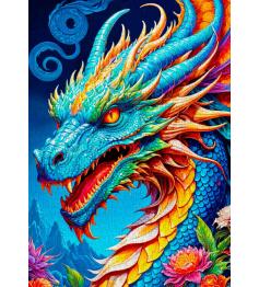 Puzzle Enjoy Blauer Drache 1000 Teile