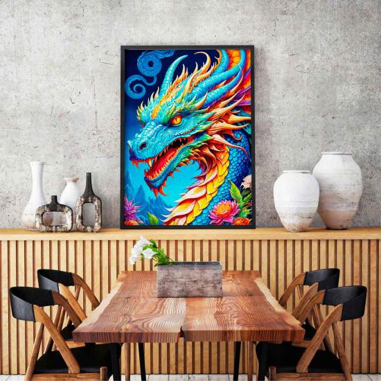 Puzzle Enjoy Blauer Drache 1000 Teile Puzzle Enjoy Blauer Drache 1000 Teile