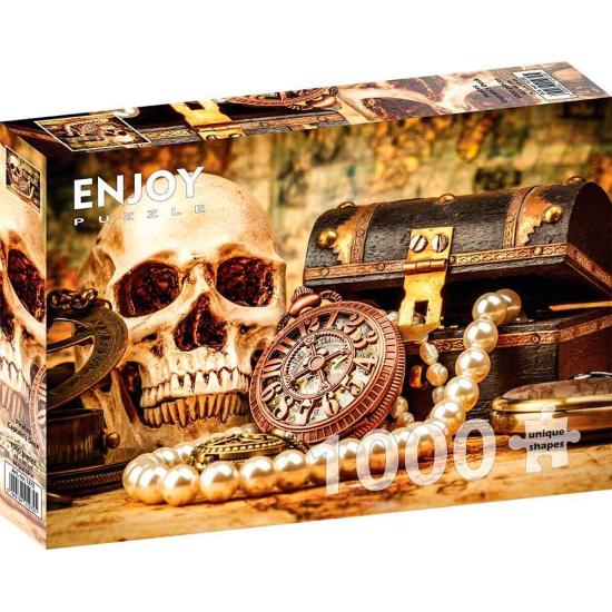 Puzzle „The Pirate Captain's Desk“ mit 1000 Teilen
