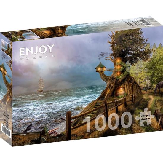 Puzzle „Genießen Sie den magischen Leuchtturm“ mit 1000 Teilen Puzzle „Genießen Sie den magischen Leuchtturm“ mit 1000 Teilen