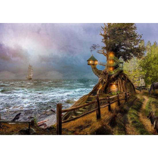 Puzzle „Genießen Sie den magischen Leuchtturm“ mit 1000 Teilen Puzzle „Genießen Sie den magischen Leuchtturm“ mit 1000 Teilen