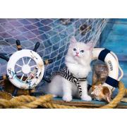 Puzzle „Enjoy The Sailor Kitten“ mit 1000 Teilen