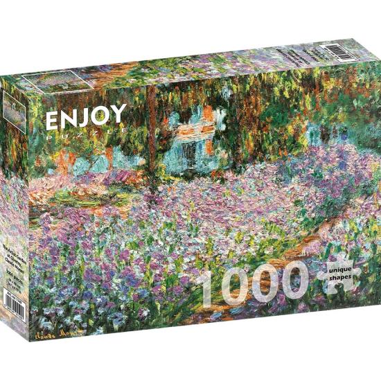 Puzzle „Genießen Sie den Garten des Künstlers in Giverny“ mit 10