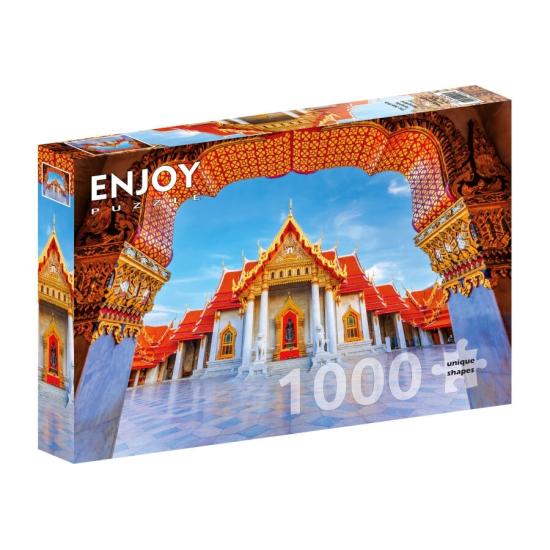 Puzzle Enjoy Der Marmortempel, Bangkok 1000 Teile