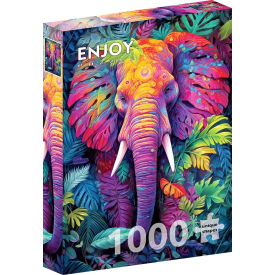 Puzzle Enjoy Verkleideter Elefant 1000 Teile