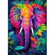 Puzzle Enjoy Verkleideter Elefant 1000 Teile