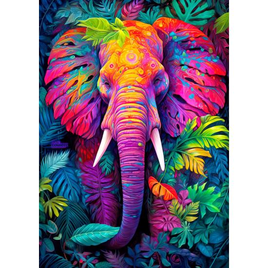 Puzzle Enjoy Verkleideter Elefant 1000 Teile