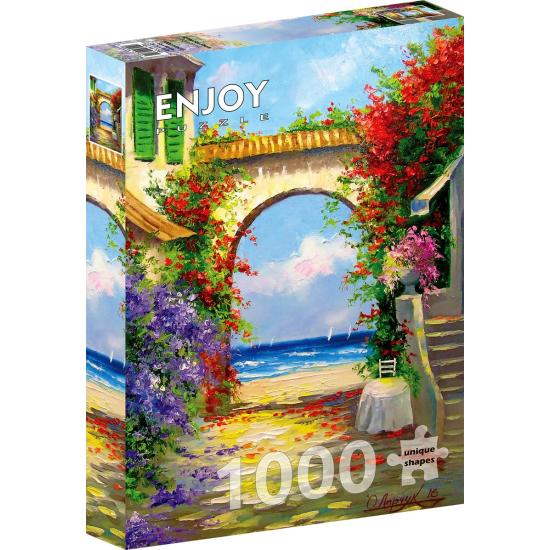 Puzzle „Genießen Sie an der Küste“ mit 1000 Teilen
