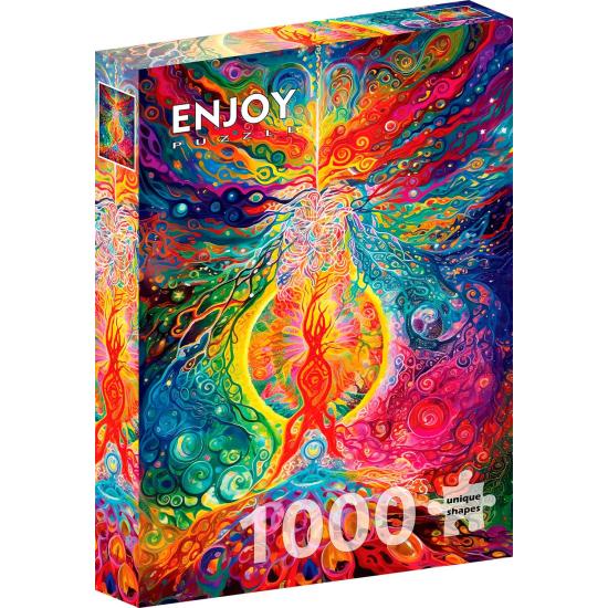 Puzzle Enjoy Regenbogenepizentrum 1000 Teile