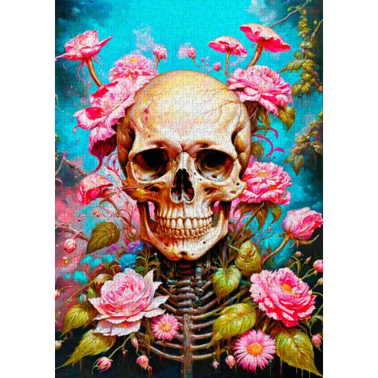 Puzzle Enjoy Gartenskelett 1000 Teile