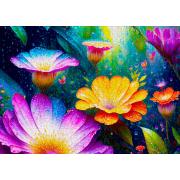 Puzzle Enjoy Blumen Im Regen 1000 Teile