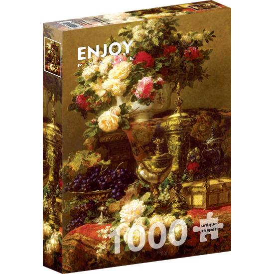 Puzzle „Genießen Sie Blumen und Früchte“ mit 1000 Teilen