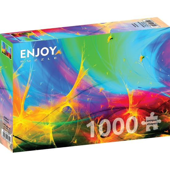 Puzzle „Genießen Sie Regenbogen-Fraktale“ mit 1000 Teilen